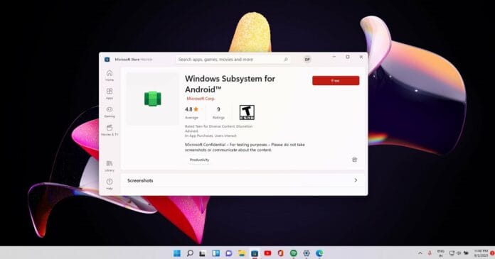 A Microsoft encerra o suporte ao subsistema Windows para Android no Windows 11