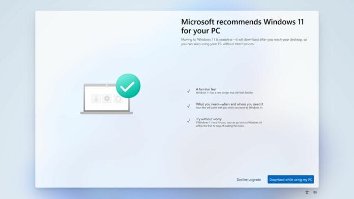 A Microsoft lembra novamente aos usuários do Windows 10 que é hora de obter o Windows 11 com pop-ups renovados