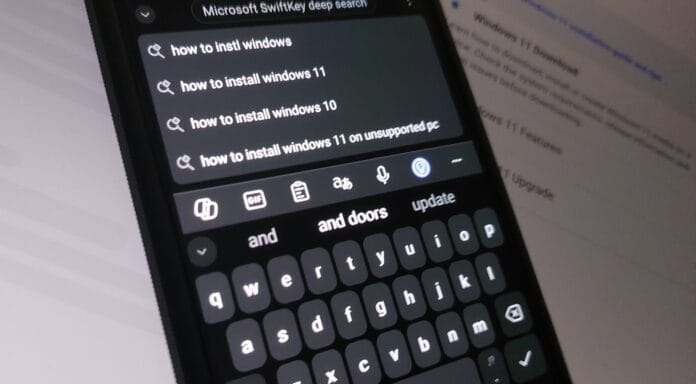 A nova pesquisa profunda do Bing do Microsoft SwiftKey Android é uma alternativa ao Google
