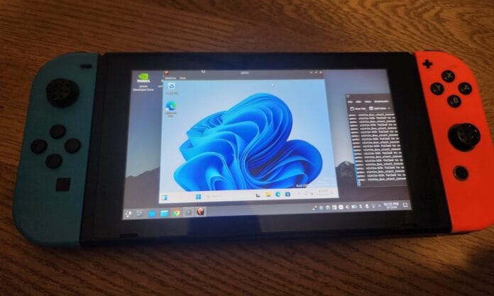 Assista: Programador roda Windows 11 ARM no Nintendo Switch com emulação QEMU Linux
