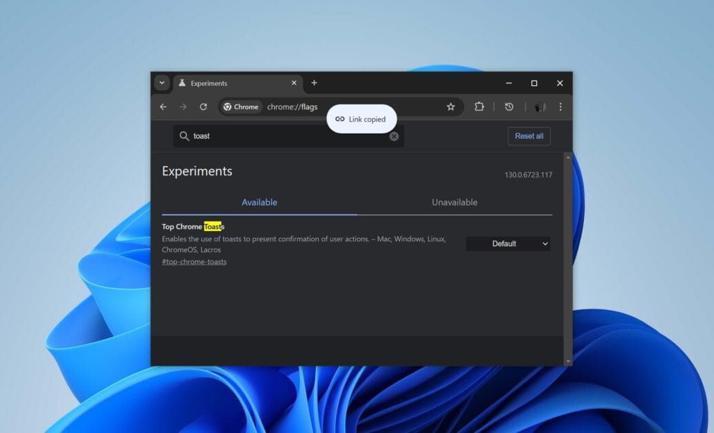 Desative os pop-ups irritantes do Chrome ao copiar links e imagens