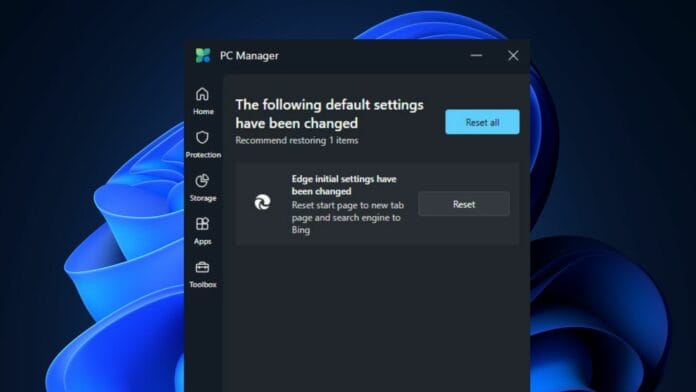 O Microsoft PC Manager quer que você 'repare' o Windows 11 ativando a pesquisa do Bing: saiba como!