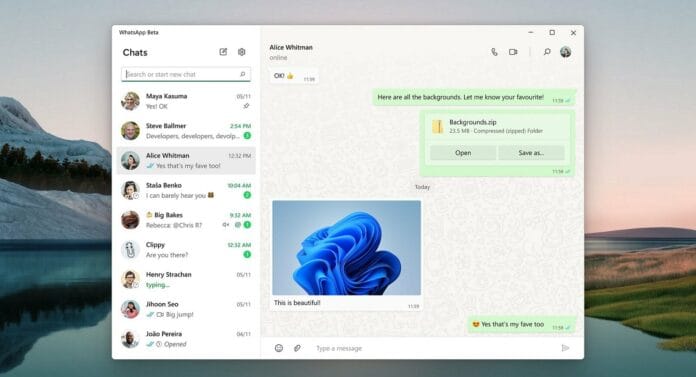 WhatsApp no Windows 11 recebe atualização com nova interface adaptável, suporte a múltiplas janelas e menu de navegação