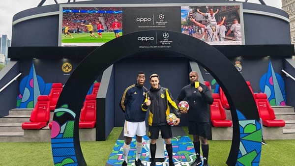 Final da Liga dos Campeões: Oppo Find X7 Ultra brilha nas festividades