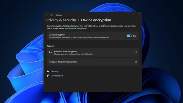 Microsoft confirma que o Windows 11 24H2 ativa criptografia de dispositivo por padrão: tudo o que você precisa saber