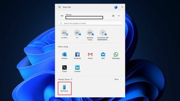 Microsoft testa integração profunda do Windows 11 e Android com Share UI, OCR