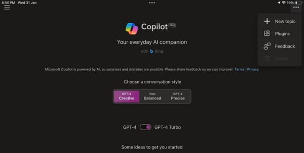 O Microsoft Copilot no Android e iOS agora é mais rápido, obtém acesso à assinatura GPTs e Pro