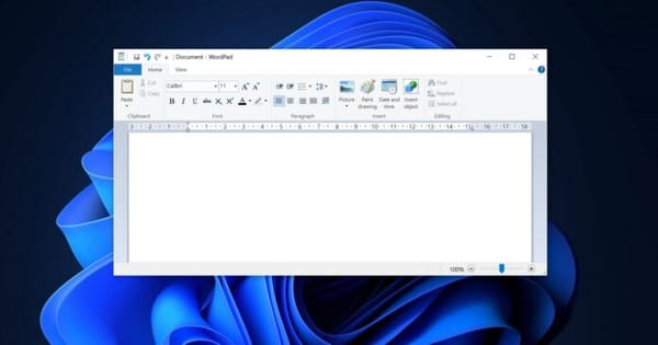 Você não poderá usar o WordPad em uma versão futura do Windows 11