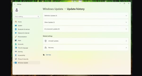 Windows 11 Build 26217 propõe melhorias em componentes de inteligência artificial através do Windows Update